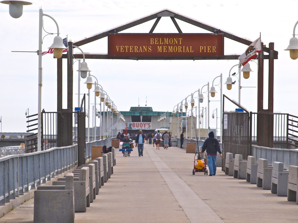 Belmont Veterans Memorial Pier — Long Beach Pier Fishing in California