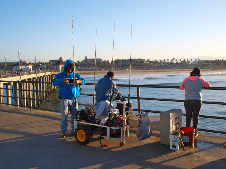 Huntington Beach Pier Pier Fishing in California