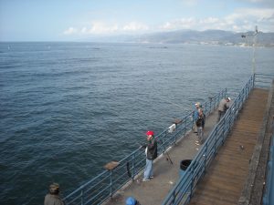 Santa Monica Pier - Pier Fishing in California