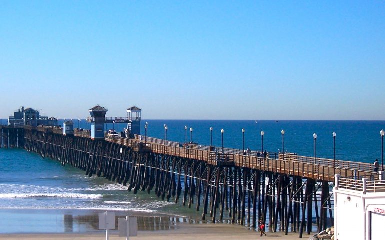 Oceanside Pier Fishing In California Oceanside Pier