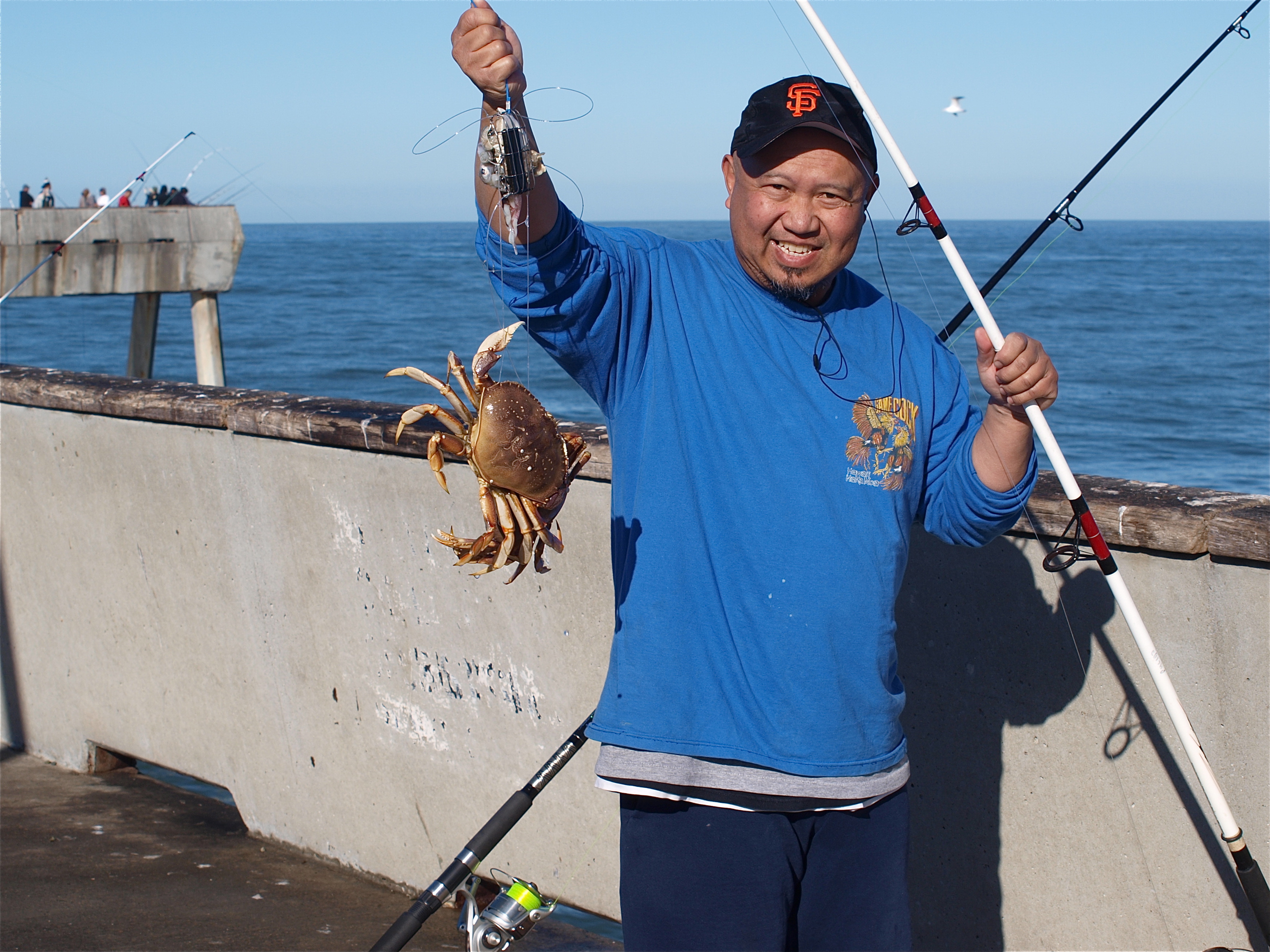 Dungeness Crab - Pier Fishing in California