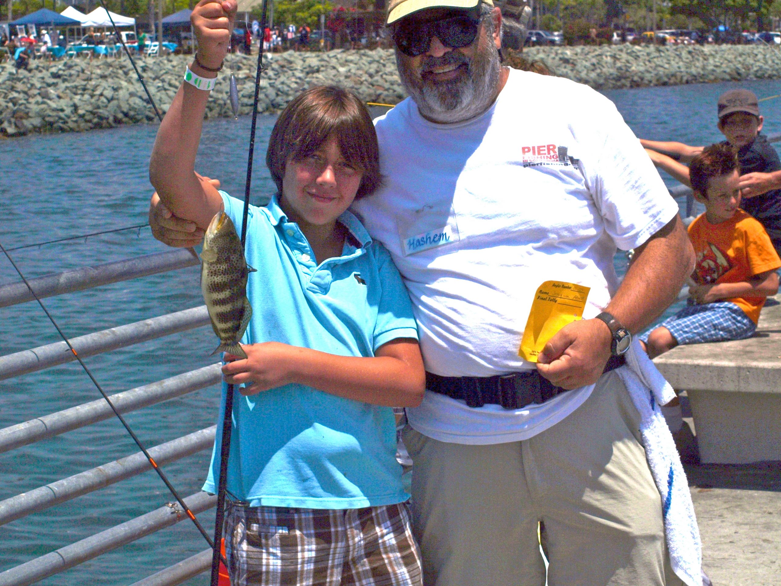 Spotted Sand Bass aka Bay Bass - Pier Fishing in California