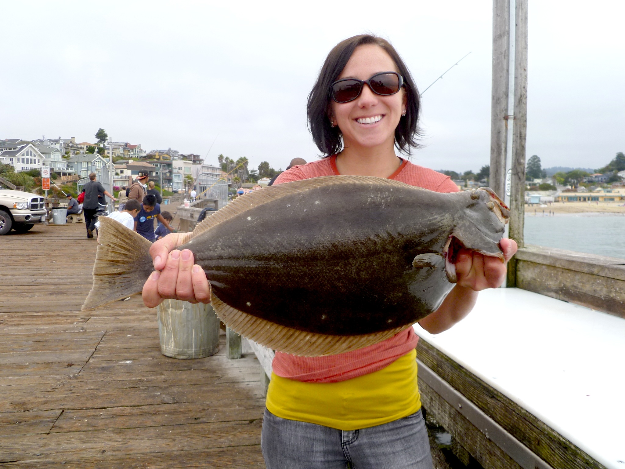 California Halibut - Pier Fishing in California