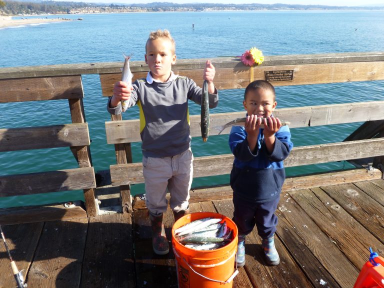 Capitola Wharf Pier Fishing in California
