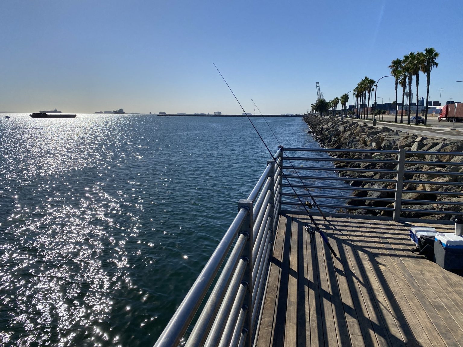 Pier J Fishing Pier(s) — Long Beach Pier Fishing in California